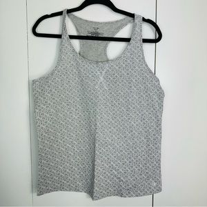 Calvin Klein muscle tees grey -white sizeL